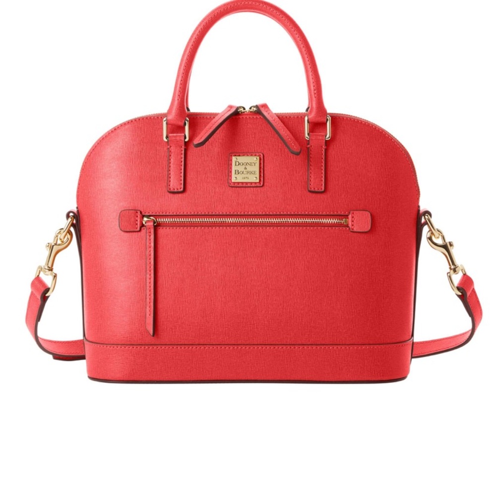 Beautiful Dooney & Bourke domed zip satchel